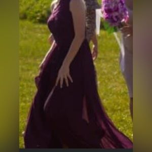 Purple Bridesmaids Dress